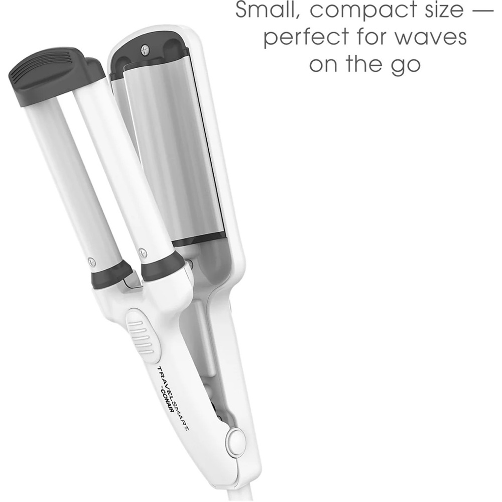 TravelSmart By Conair Petite Ceramic Dual Voltage Travel Hair Waver NEW - Picture 12 of 12